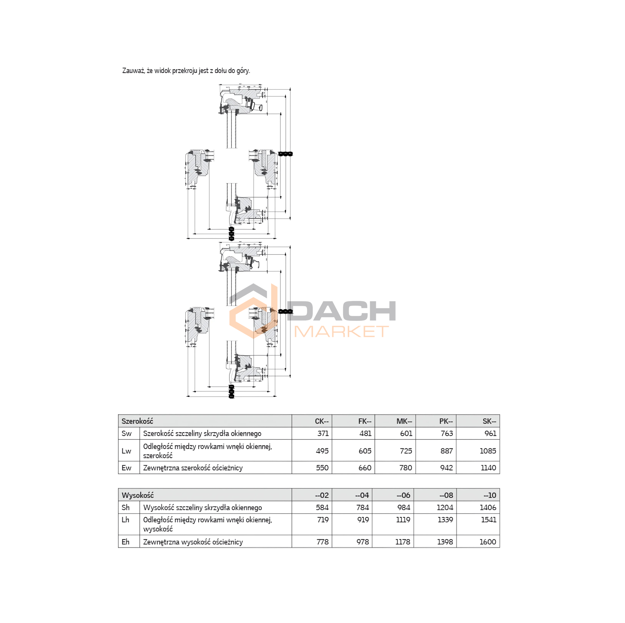 Okno dachowe VELUX GLL 1061